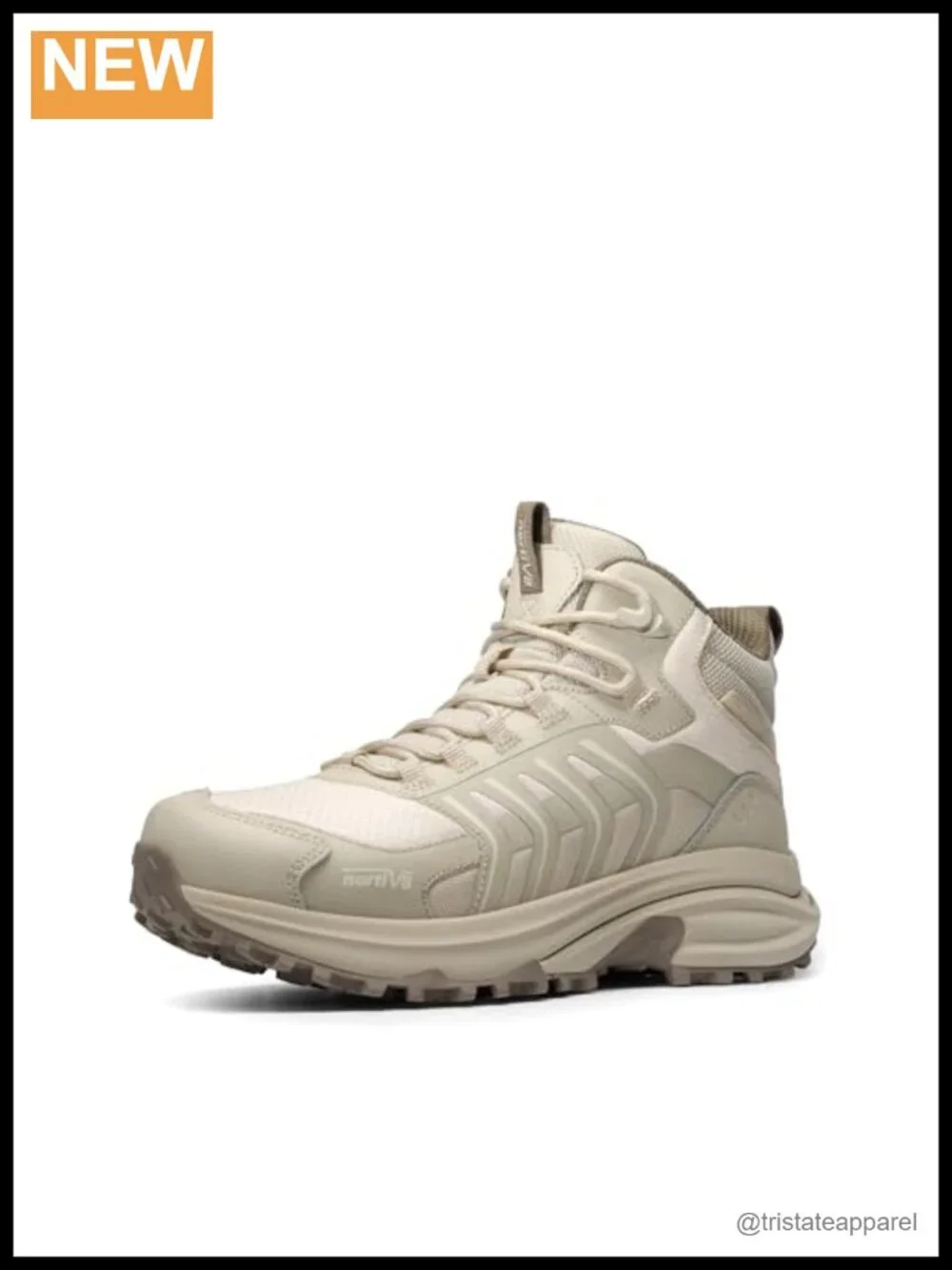 Waterproof Hiking Boots Lightweight Ankle Lace Up Outdoor Trail Shoes - Nylon